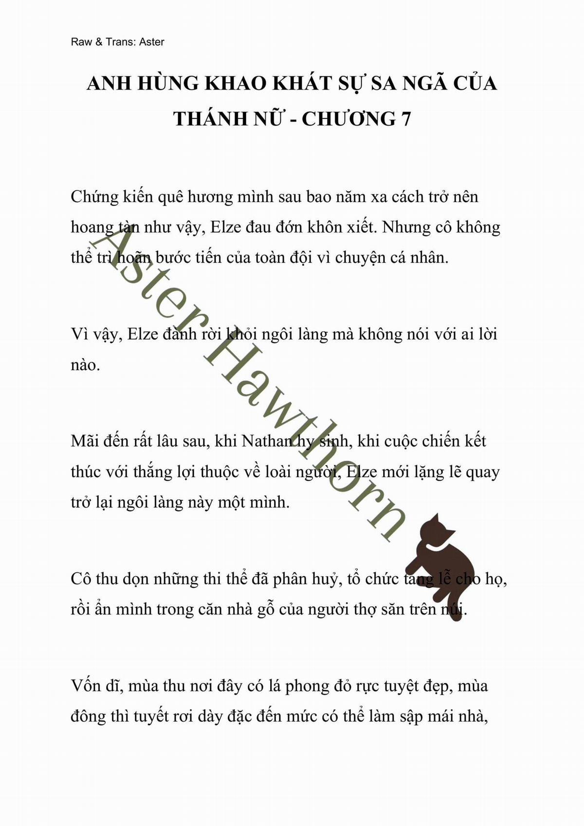 [Novel] Anh Hùng Khao Khát Sự Sa Ngã Của Thánh Nữ 7 trang 0