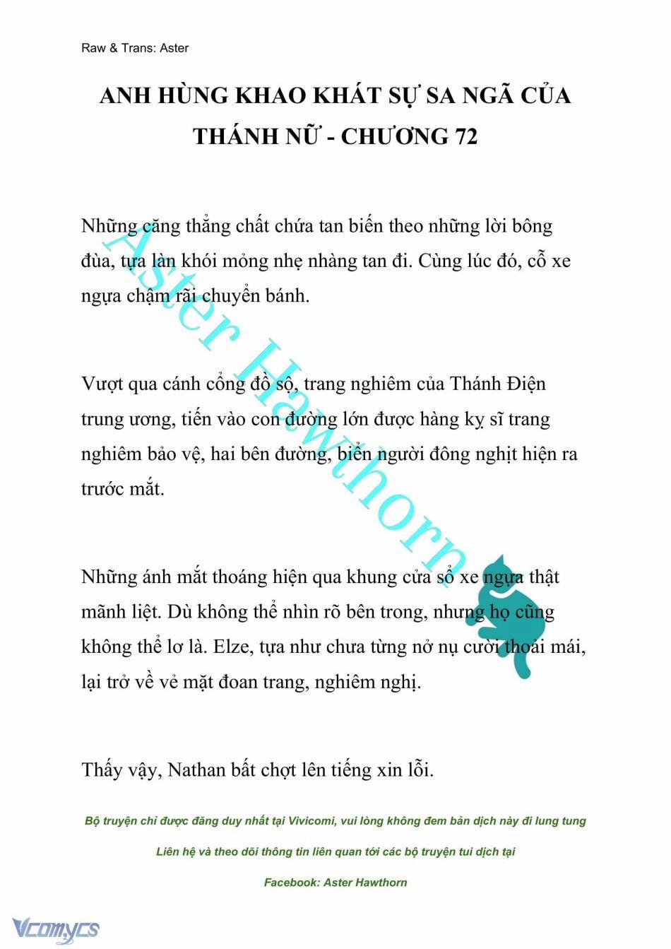[Novel] Anh Hùng Khao Khát Sự Sa Ngã Của Thánh Nữ 72 trang 0
