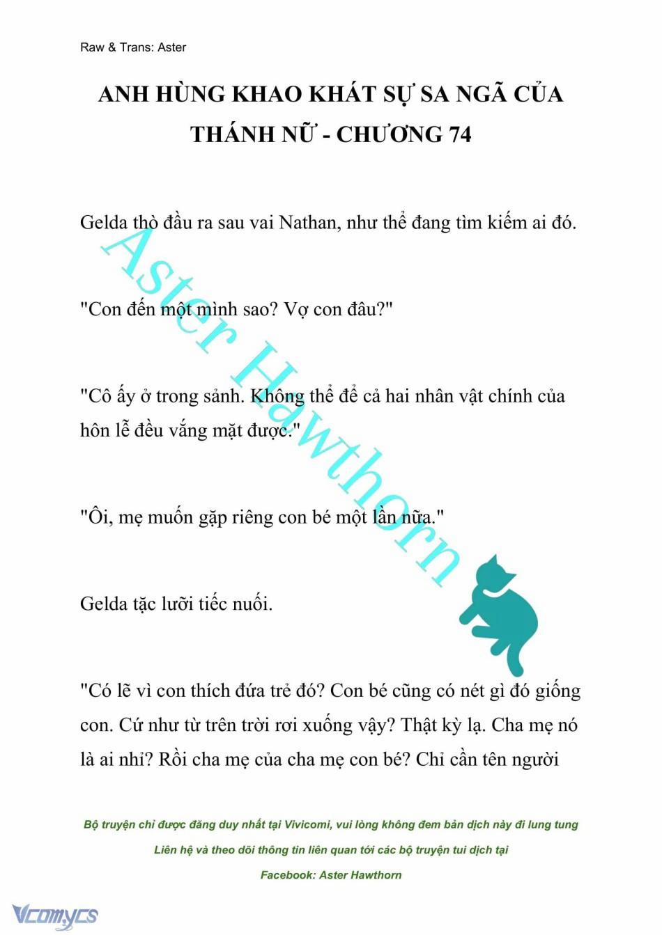 [Novel] Anh Hùng Khao Khát Sự Sa Ngã Của Thánh Nữ 74 trang 0