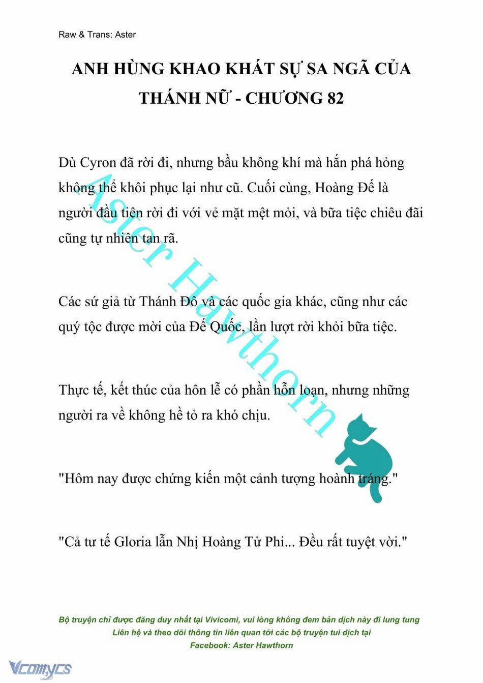 [Novel] Anh Hùng Khao Khát Sự Sa Ngã Của Thánh Nữ 82 trang 0