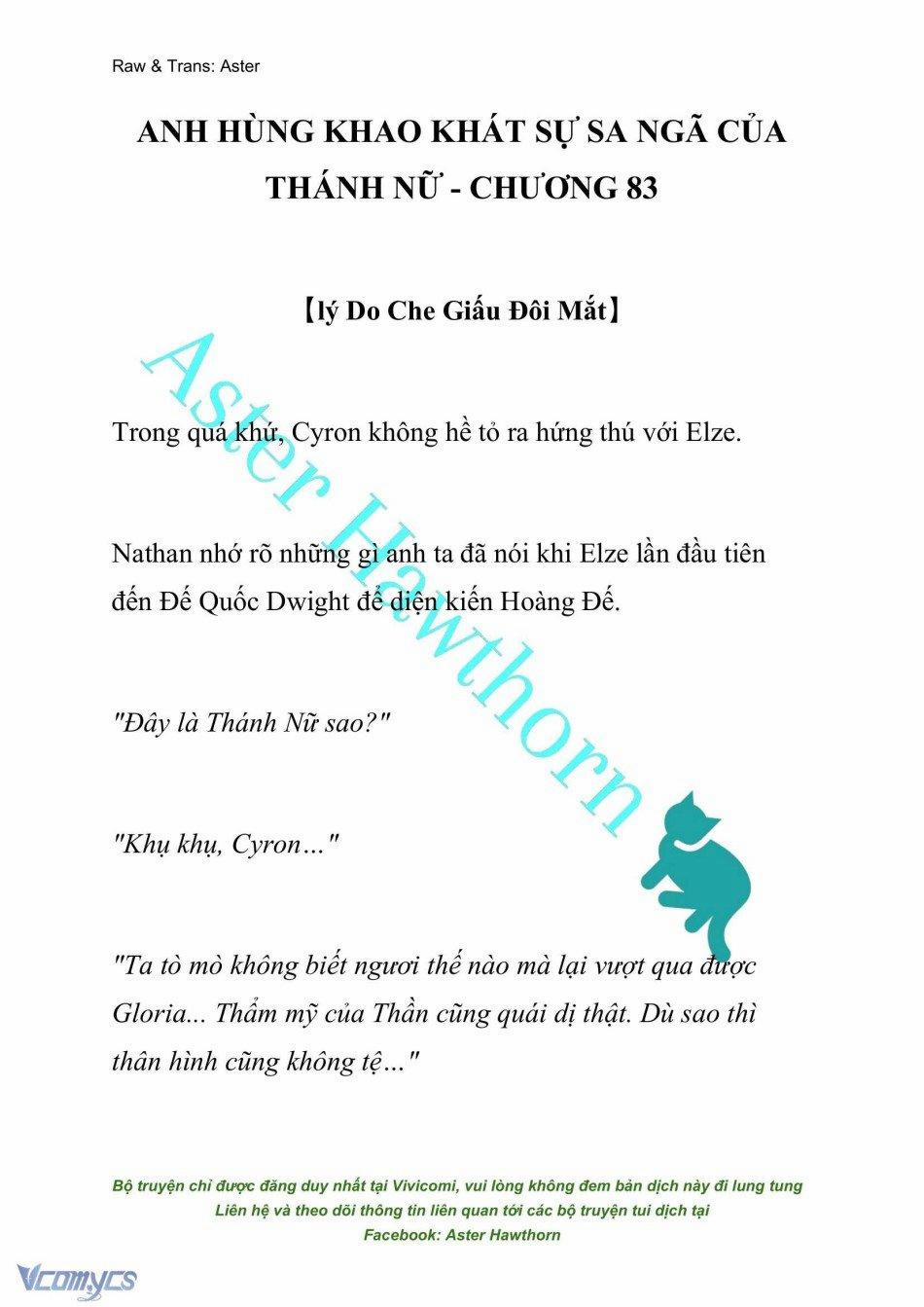 [Novel] Anh Hùng Khao Khát Sự Sa Ngã Của Thánh Nữ 83 trang 0