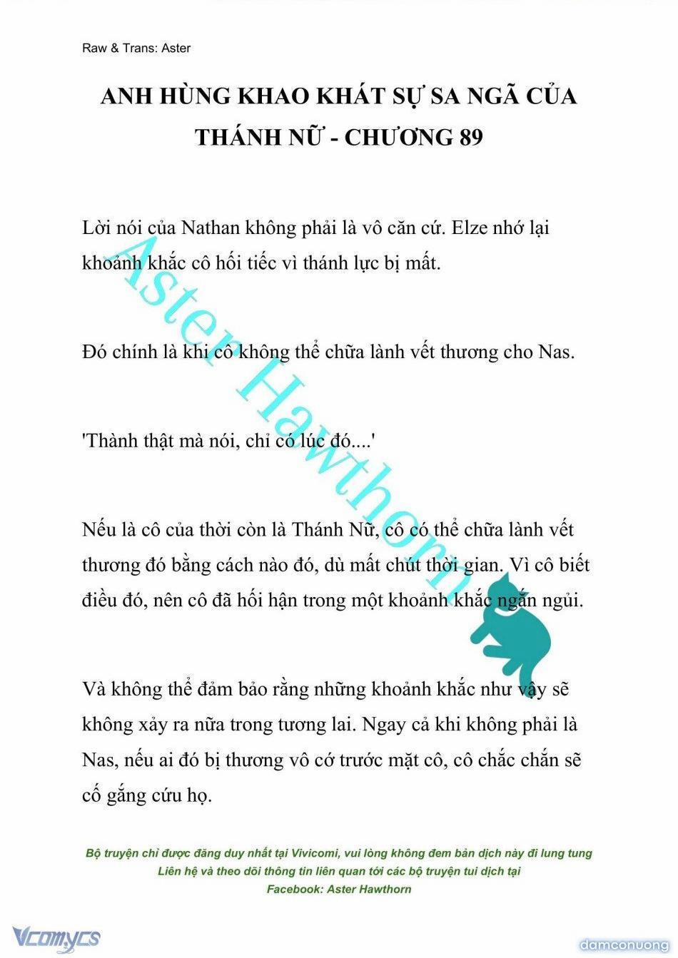 [Novel] Anh Hùng Khao Khát Sự Sa Ngã Của Thánh Nữ 89 trang 0