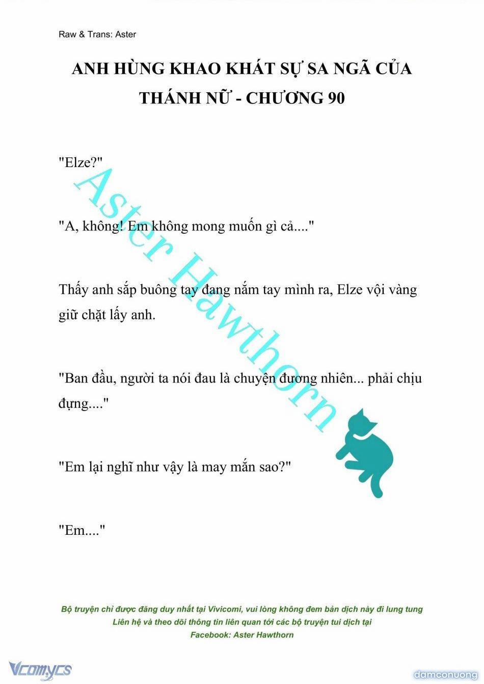 [Novel] Anh Hùng Khao Khát Sự Sa Ngã Của Thánh Nữ 90 trang 0