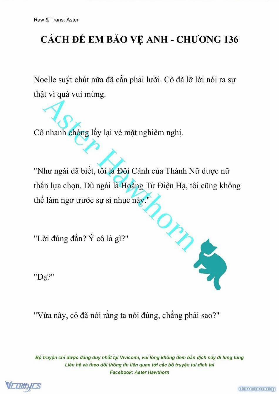 [Novel] Cách Để Em Bảo Vệ Anh 136 trang 0