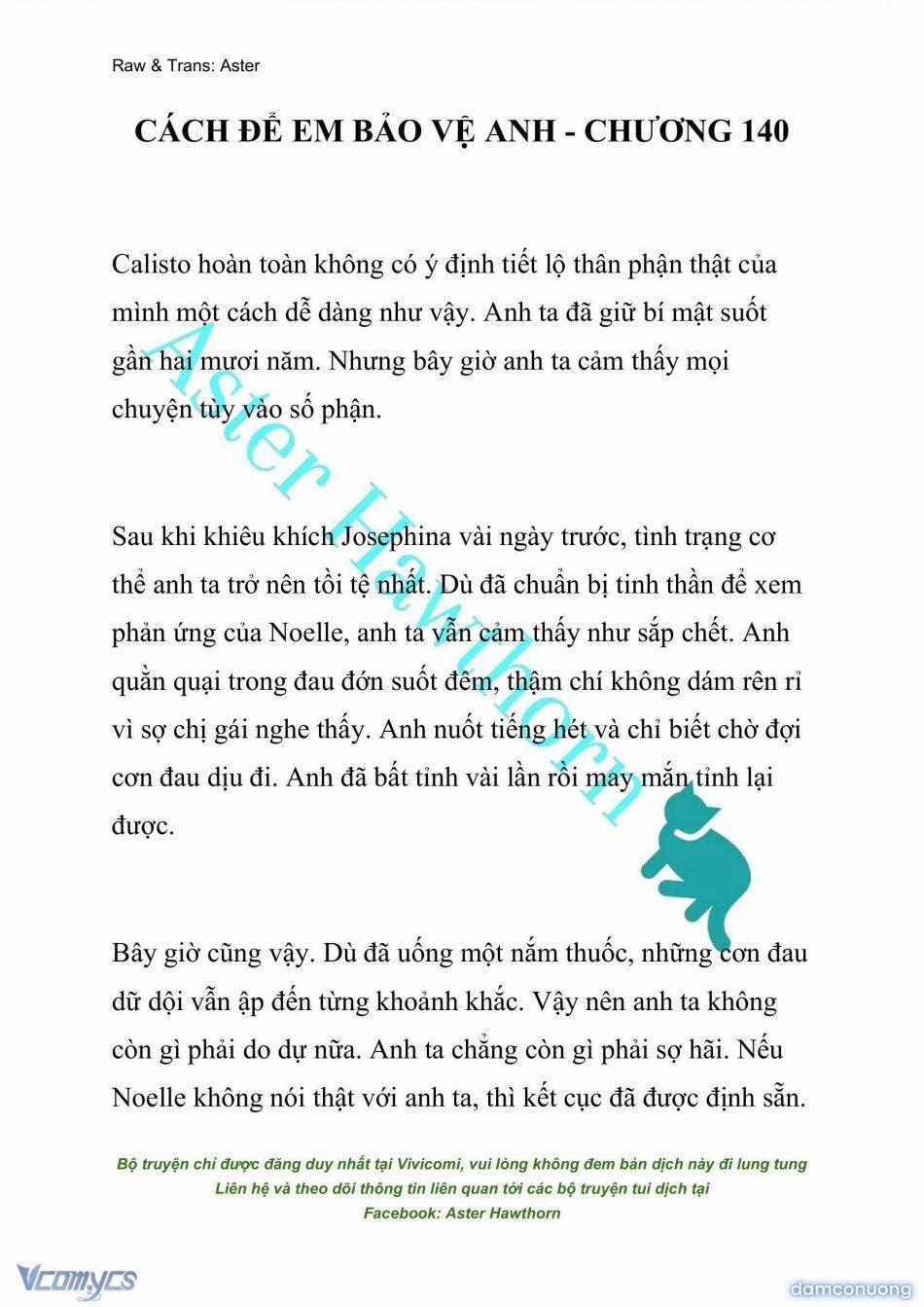 [Novel] Cách Để Em Bảo Vệ Anh 140 trang 0