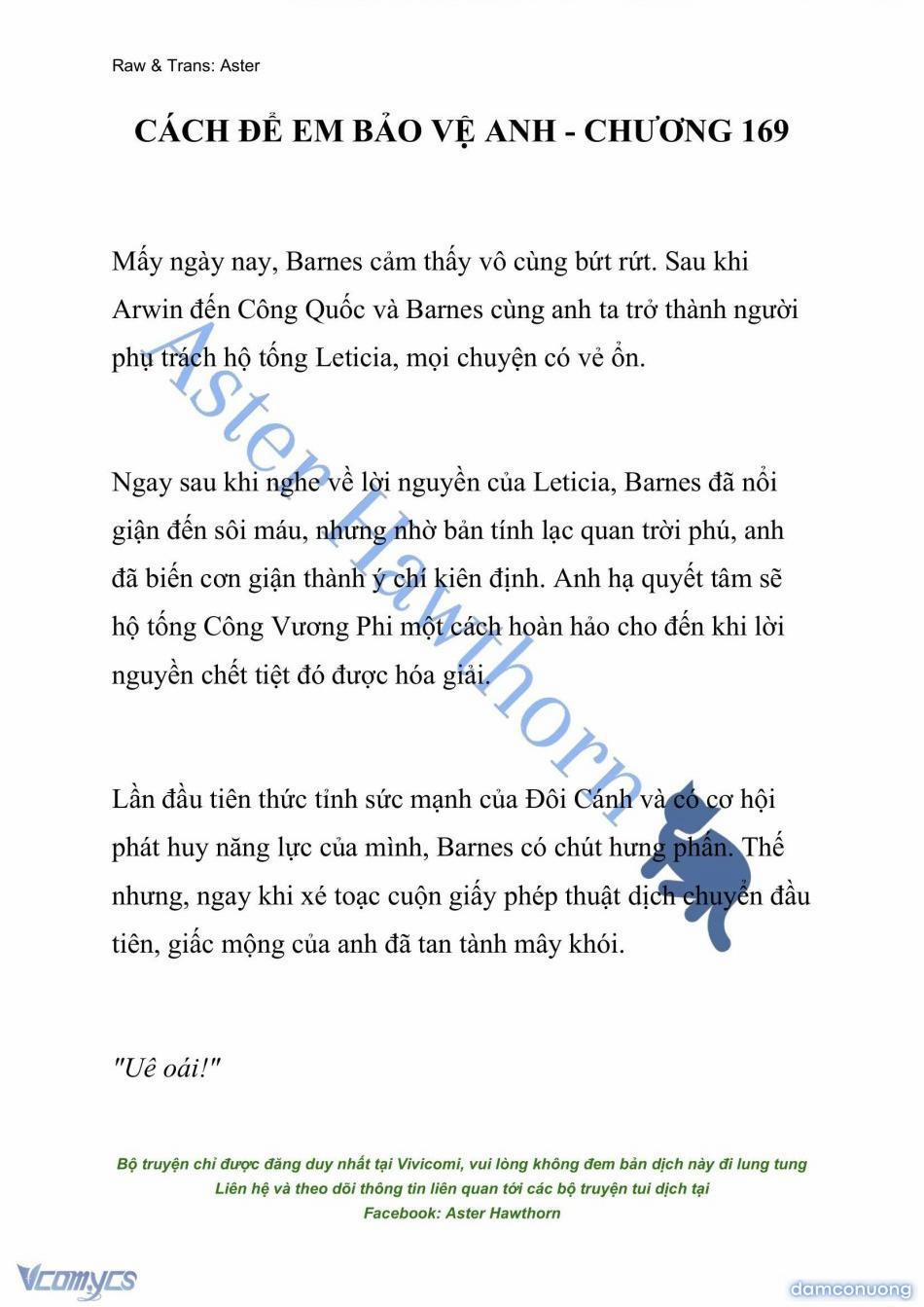 [Novel] Cách Để Em Bảo Vệ Anh 169 trang 0