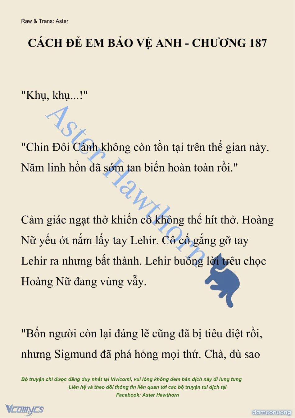 [Novel] Cách Để Em Bảo Vệ Anh 187 trang 1