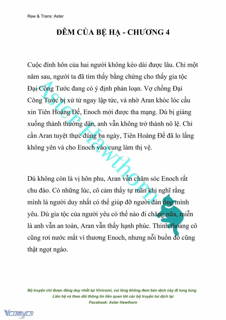 [Novel] Đêm Của Bệ Hạ 4 trang 0