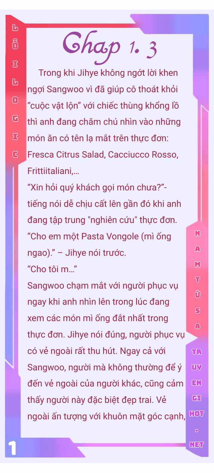 [Novel] Lỗi Logic 1.3 trang 1