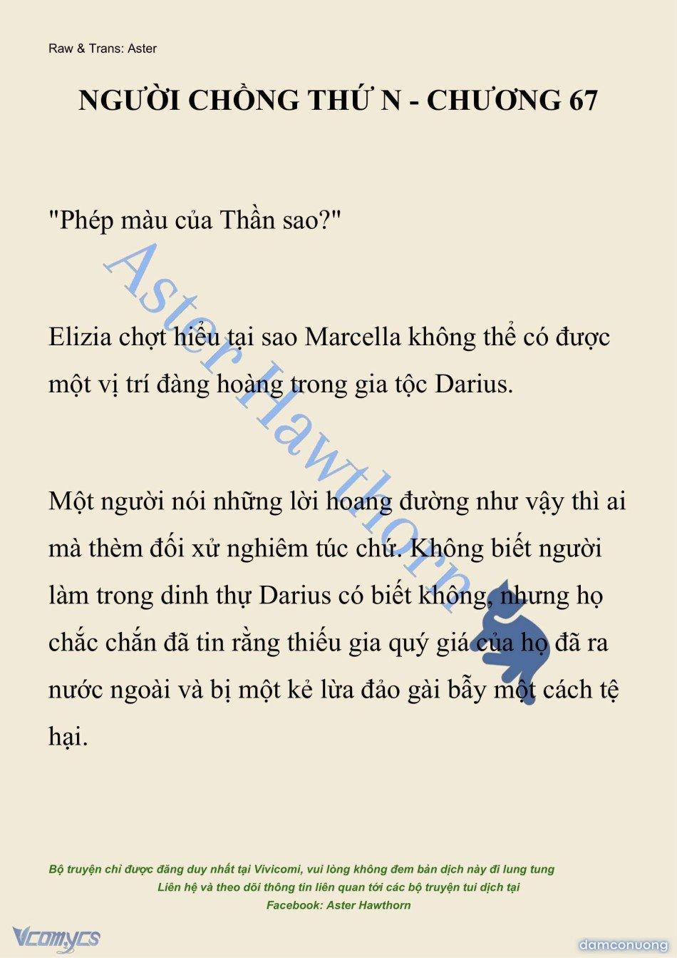 [Novel] Người Chồng Thứ N 67 trang 1