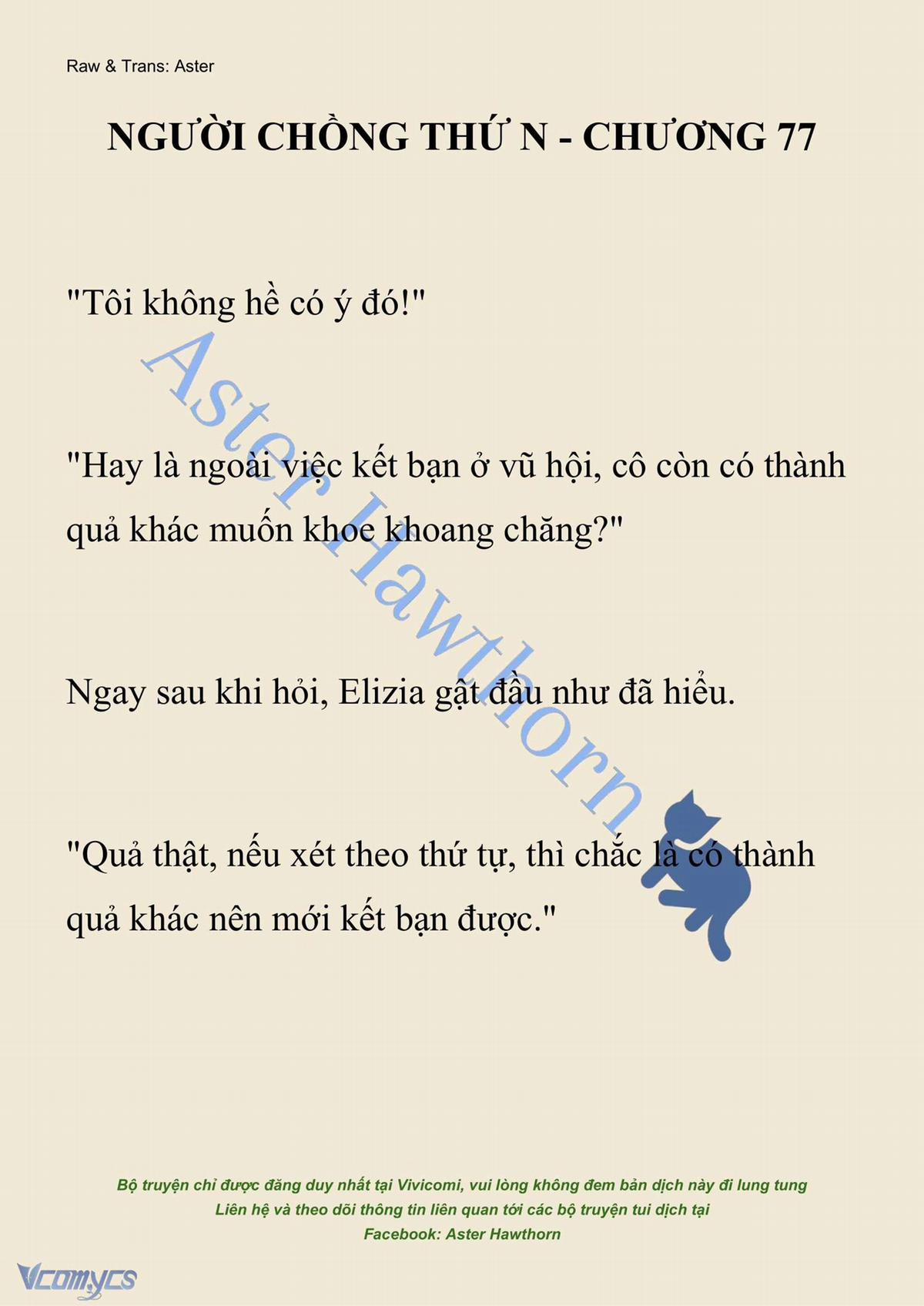 [Novel] Người Chồng Thứ N 77 trang 1