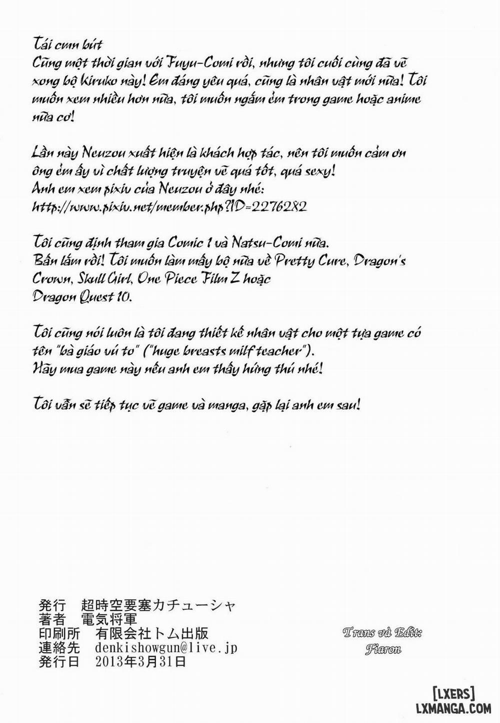 Novice Cum Dump Kiruko! Oneshot trang 32