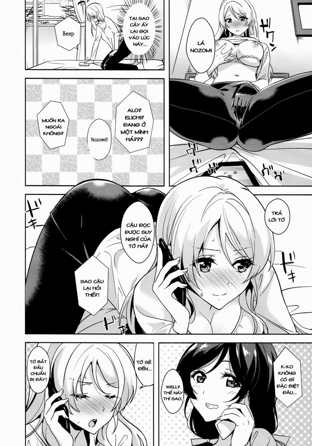 Nozomi to Eri ga Fuyuyasumi no Aida Kedamonos ni Naru Ohanashi (Love Live!) Oneshot trang 8
