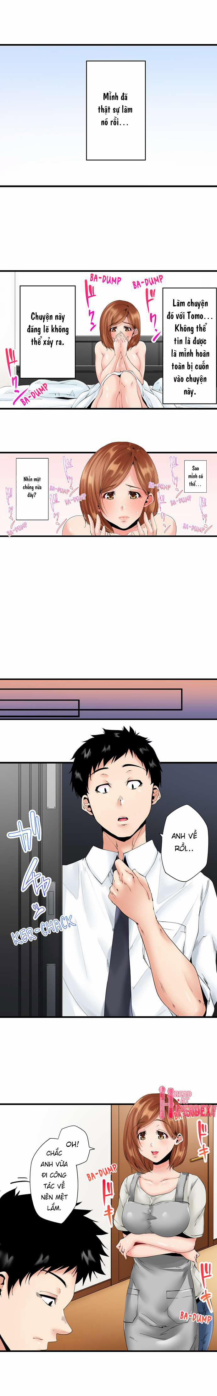 NTR Cô Hàng Xóm Ngay Trong Phòng Của Chồng Cô Ấy 4 trang 5