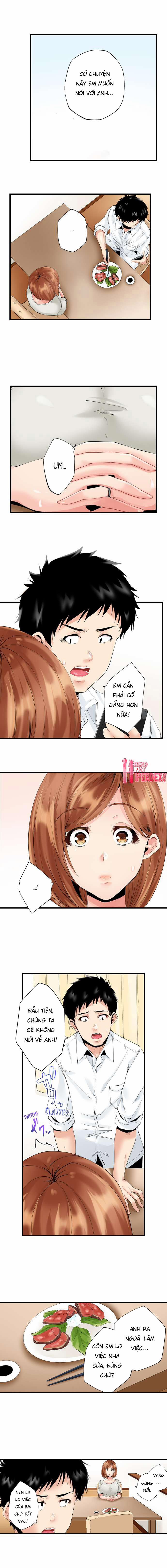 NTR Cô Hàng Xóm Ngay Trong Phòng Của Chồng Cô Ấy 4 trang 7