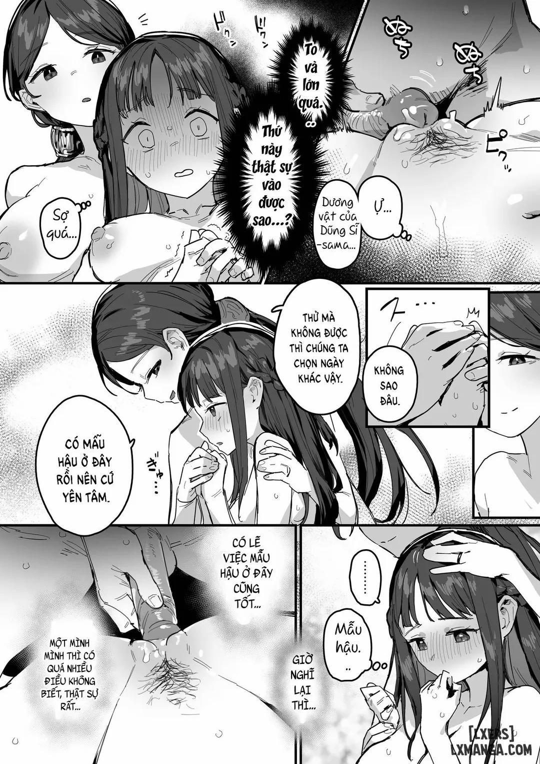 Nữ hoàng và công chúa trả ơn cứu mạng Oneshot trang 13