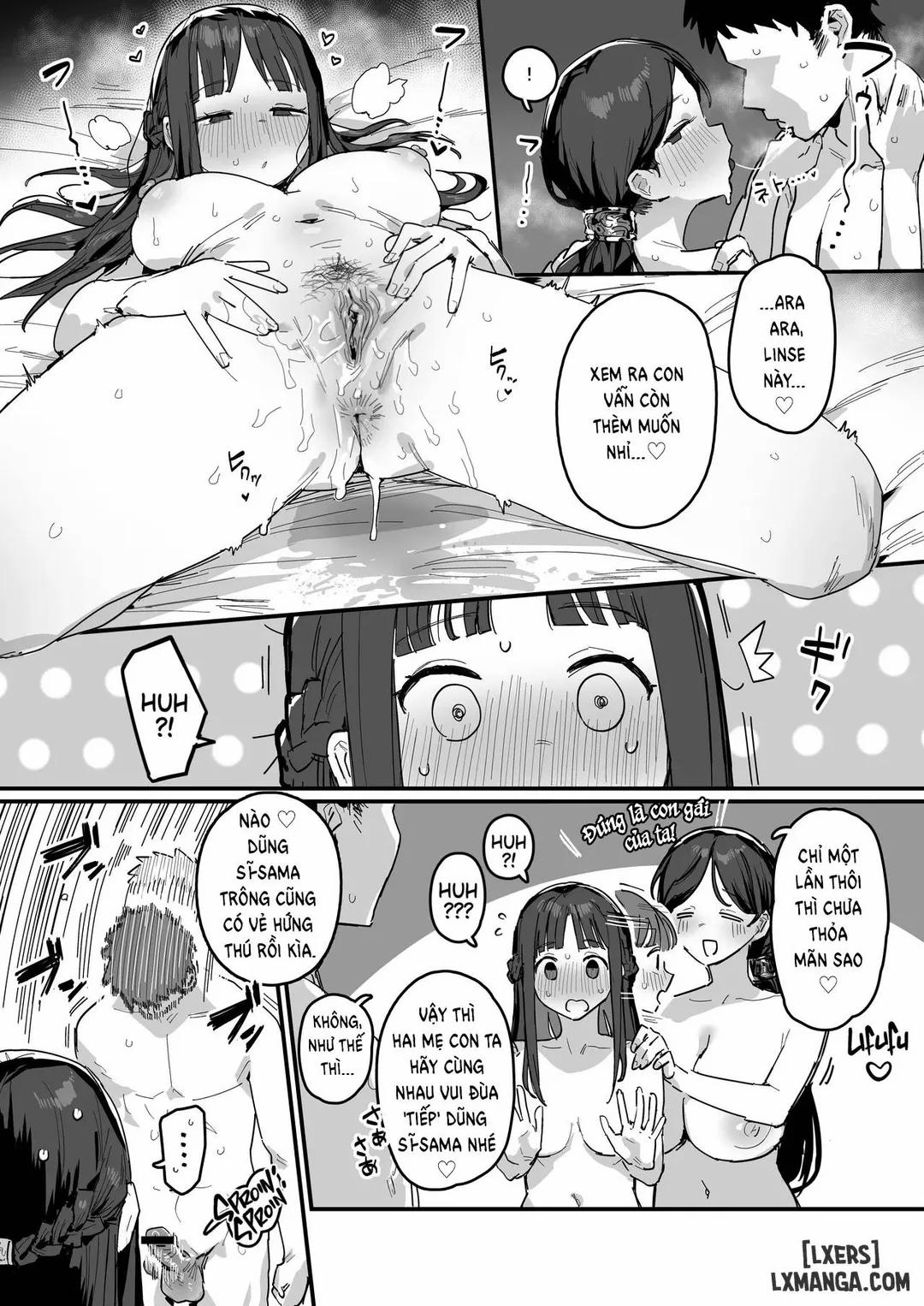 Nữ hoàng và công chúa trả ơn cứu mạng Oneshot trang 27