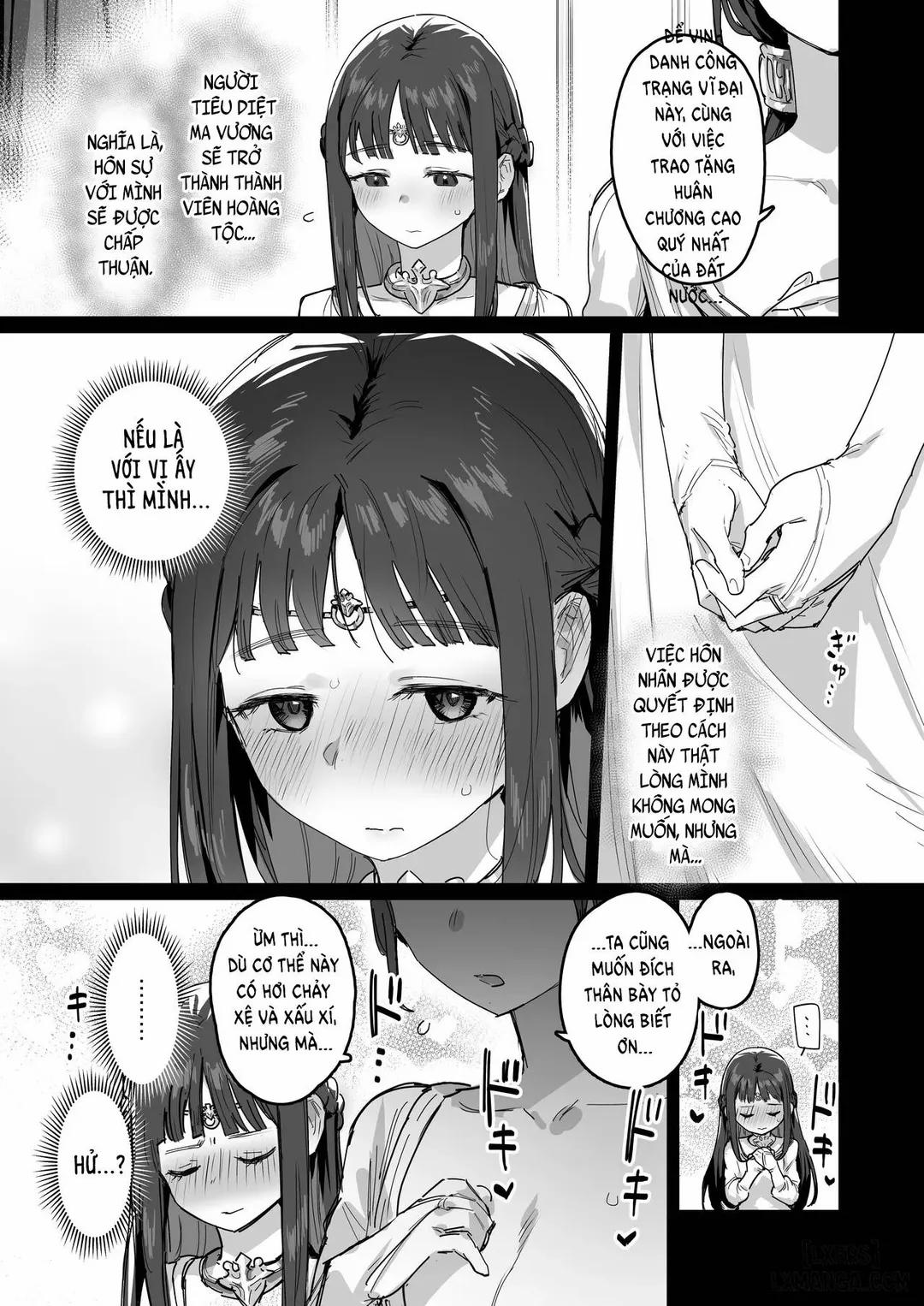 Nữ hoàng và công chúa trả ơn cứu mạng Oneshot trang 6