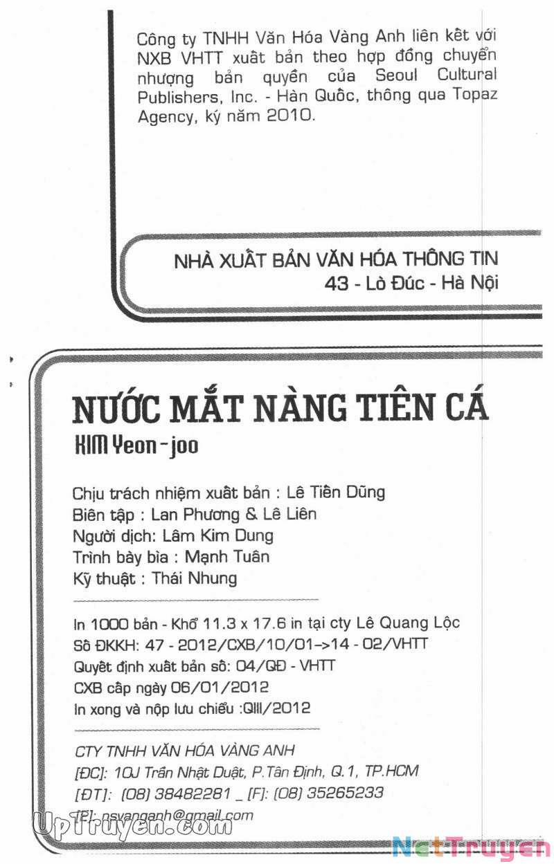 Nước Mắt Nàng Tiên Cá 13 trang 1