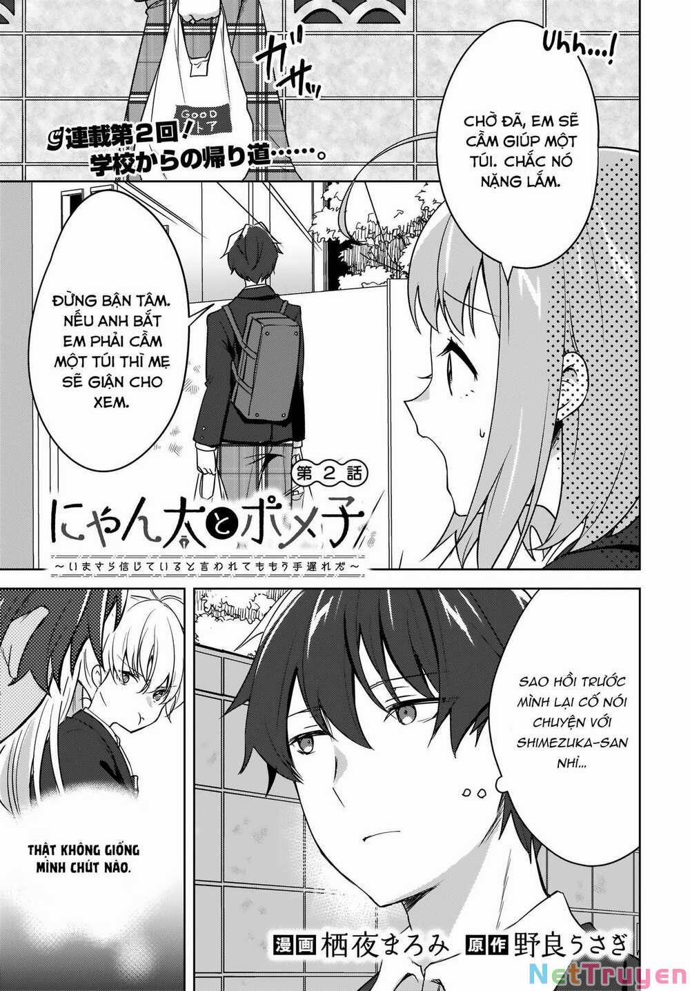 Nyanta And Pomeko It’s Too Late To Say You Belive Me 2 trang 1