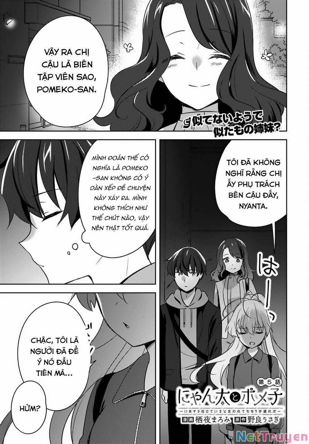 Nyanta And Pomeko It’s Too Late To Say You Belive Me 5 trang 1