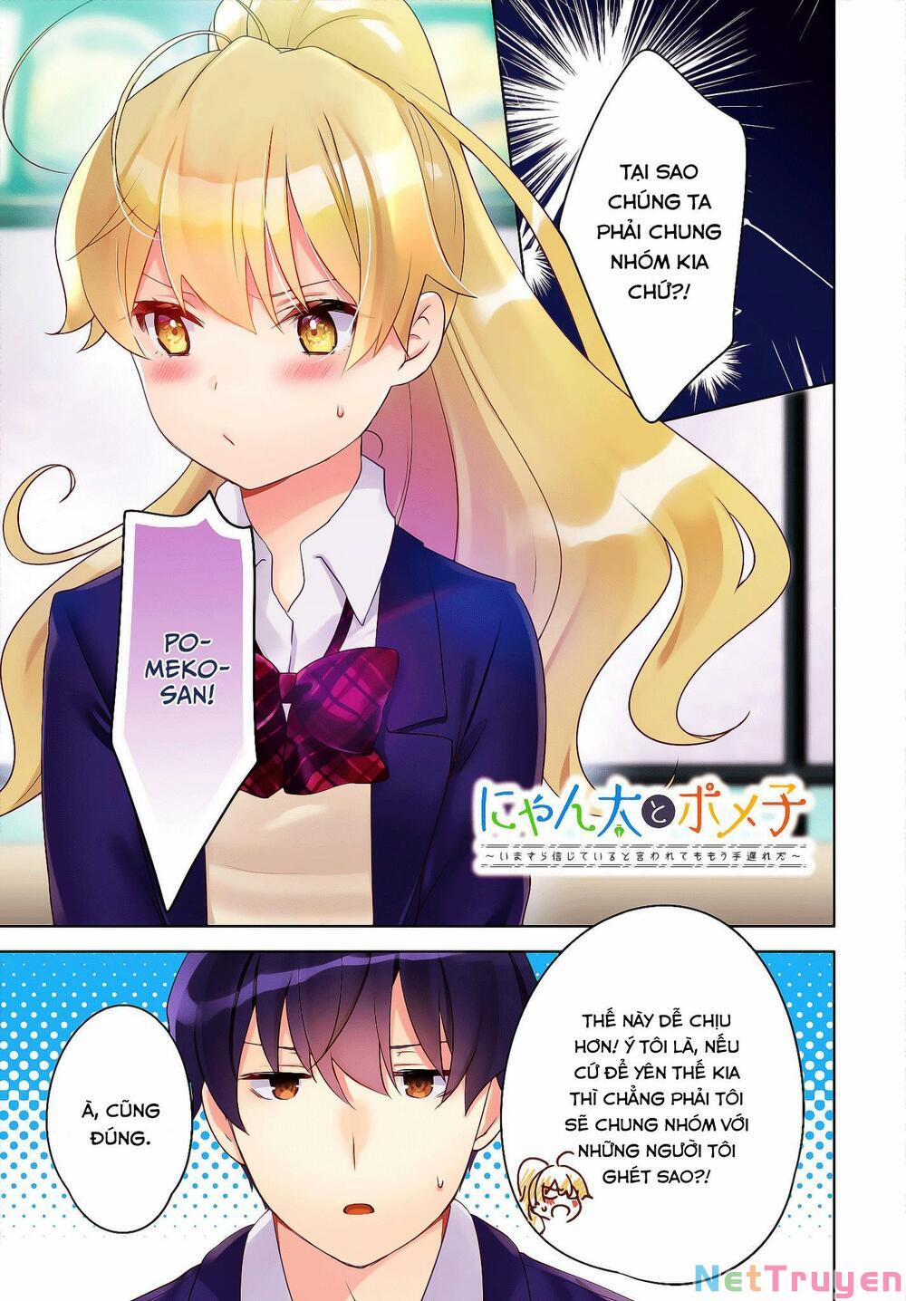 Nyanta And Pomeko It’s Too Late To Say You Belive Me 6 trang 1