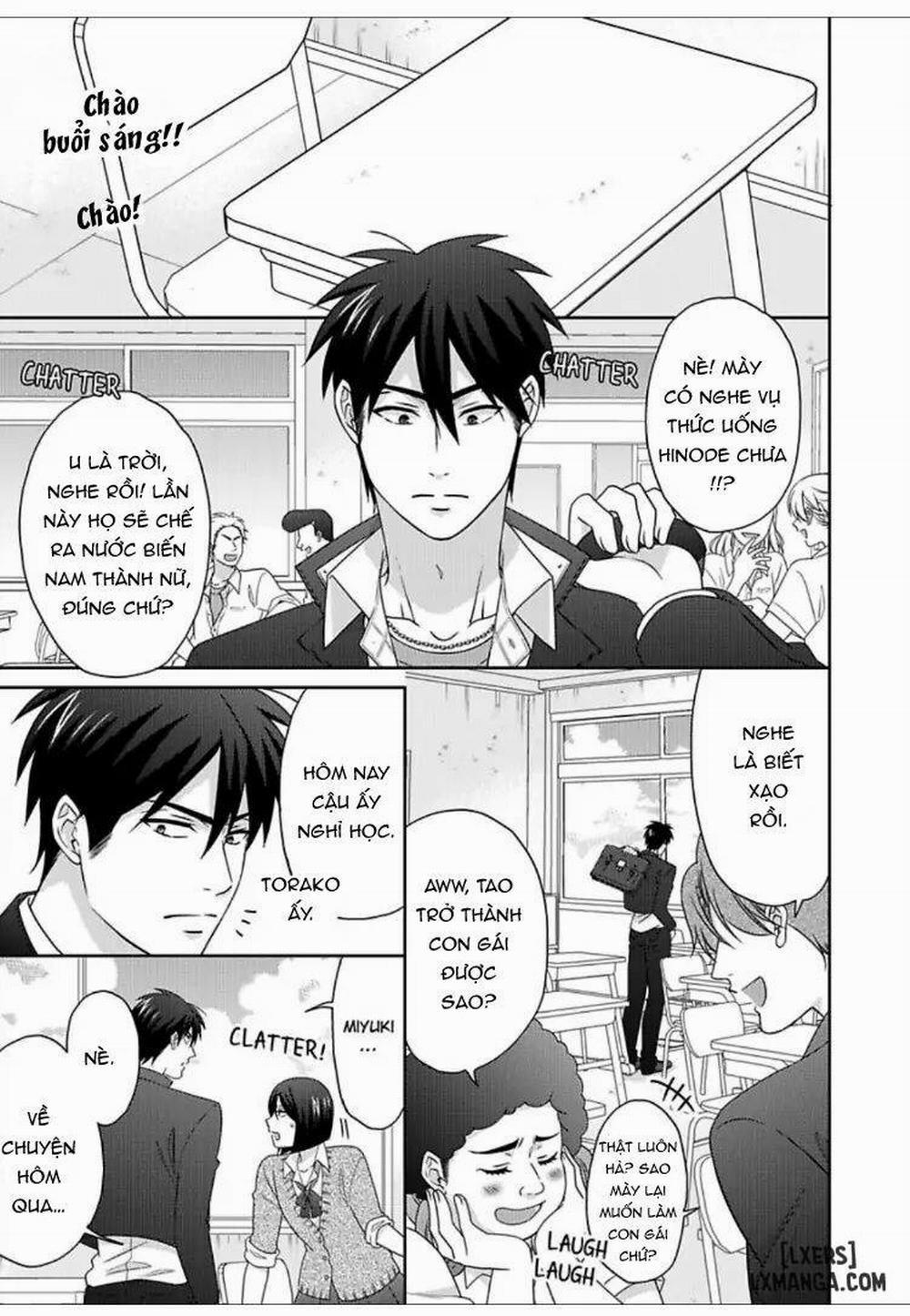 Nyotaika Yankee Gakuen: Ore no Hajimete, Nerawaretemasu! 47 trang 4