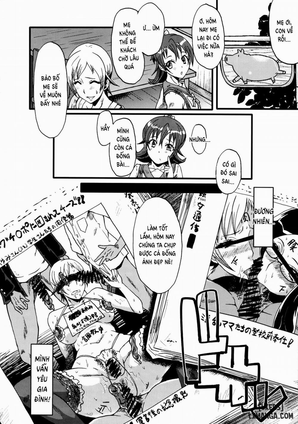 Ochi Mama ~Kazoku ni Kakurete Hard SEX ni Hamaru Hahaoya-tachi Oneshot trang 12