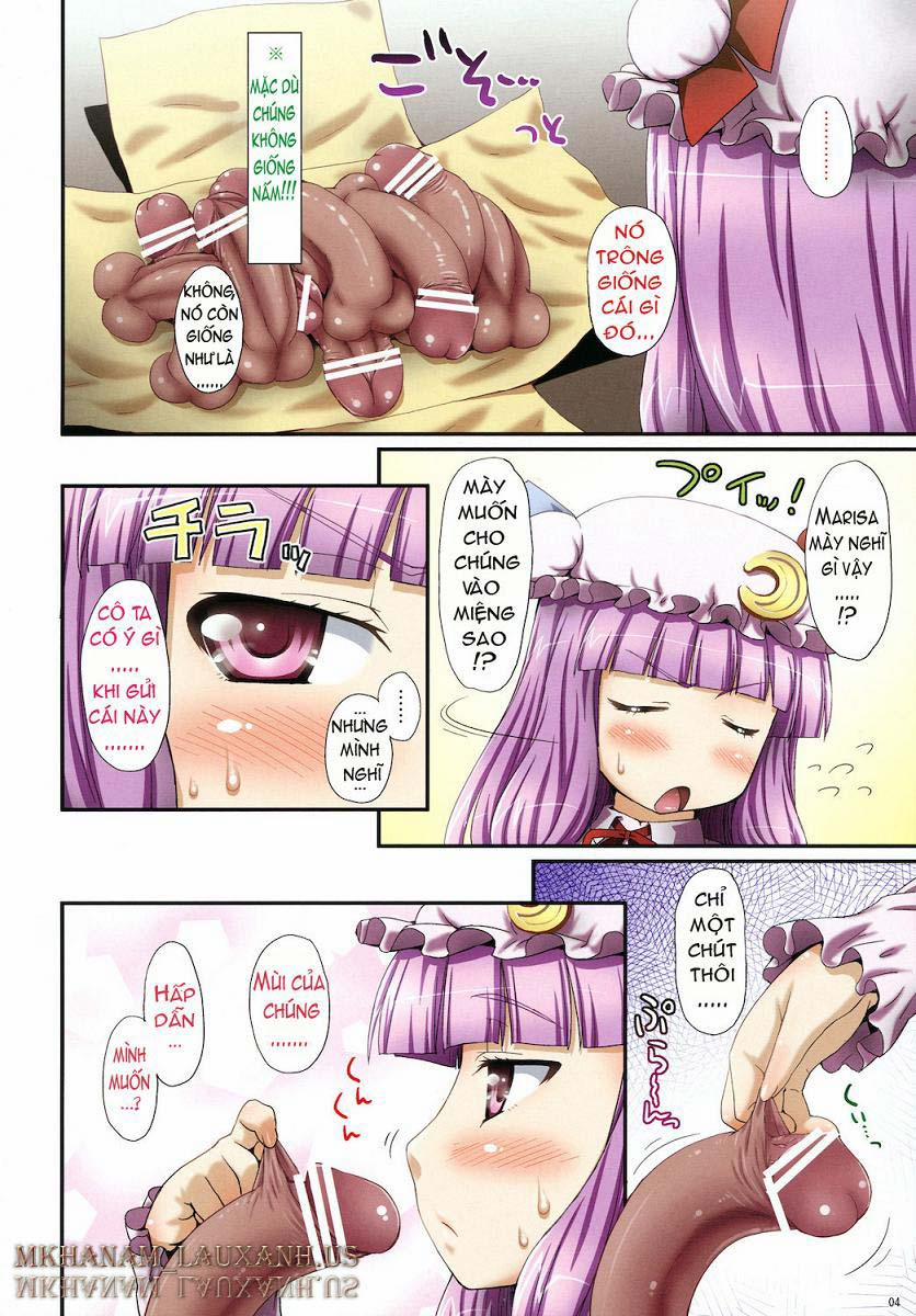 Oh! Patchouli and Marisa Mushrooms (Touhou) Oneshot [Full Color] trang 3