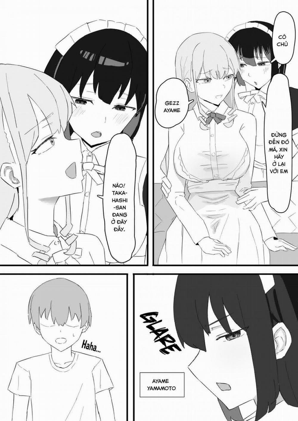 Ojou-sama to Maid o Iinazuke ni Torarete Okobore Ecchi suru Hanashi Oneshot trang 4