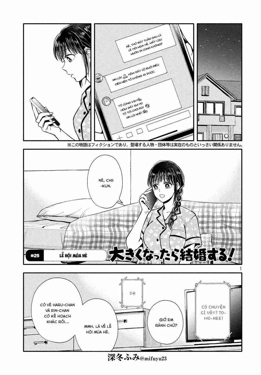 Okikunattara Kekkon Suru! 25 trang 1