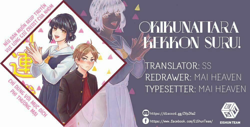 Okikunattara Kekkon Suru! 7 trang 1