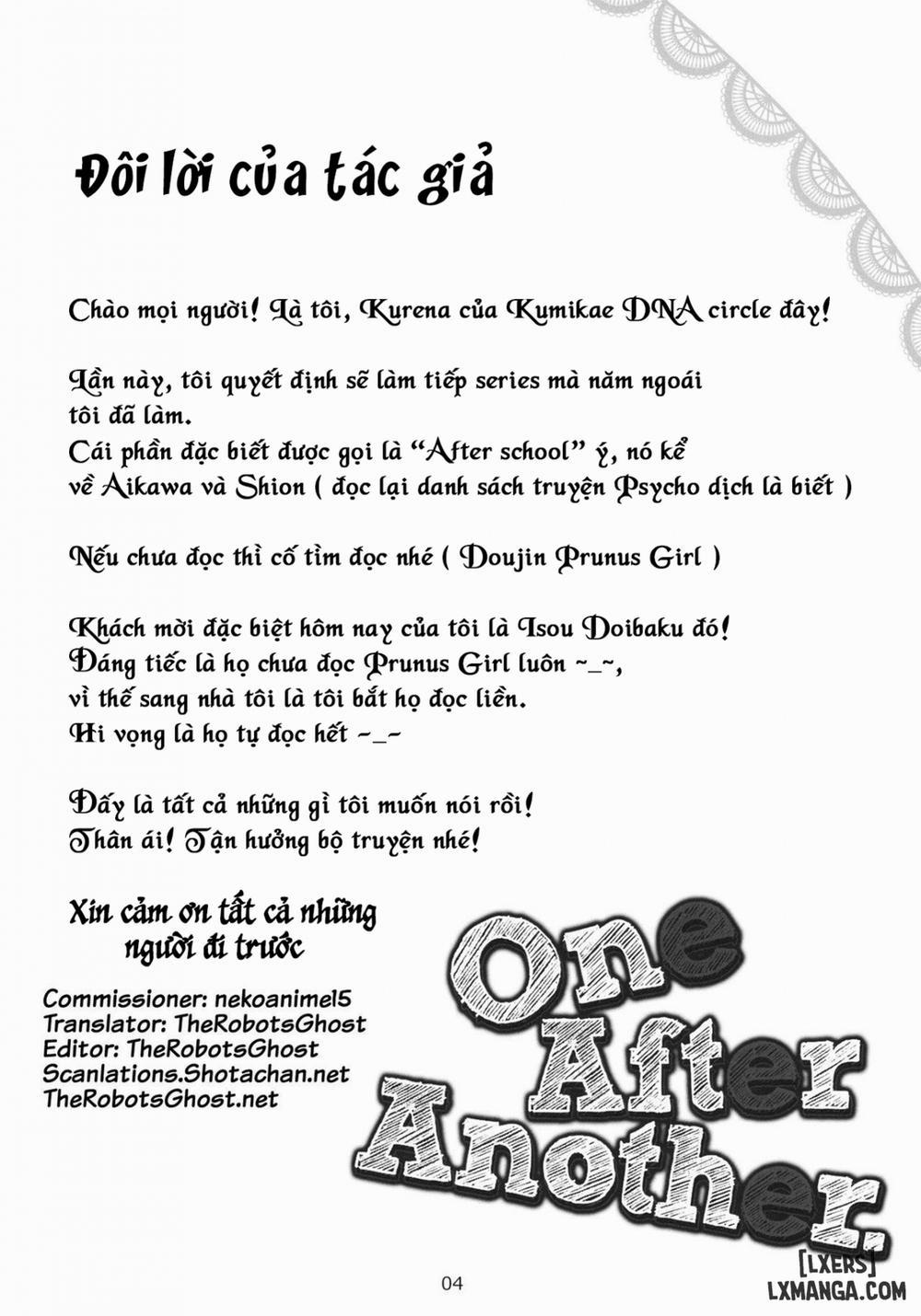 One After Another Oneshot trang 2