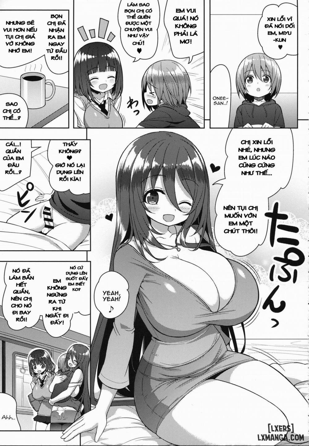 Onee-san to Onee-chan de Sandwich Oneshot trang 9