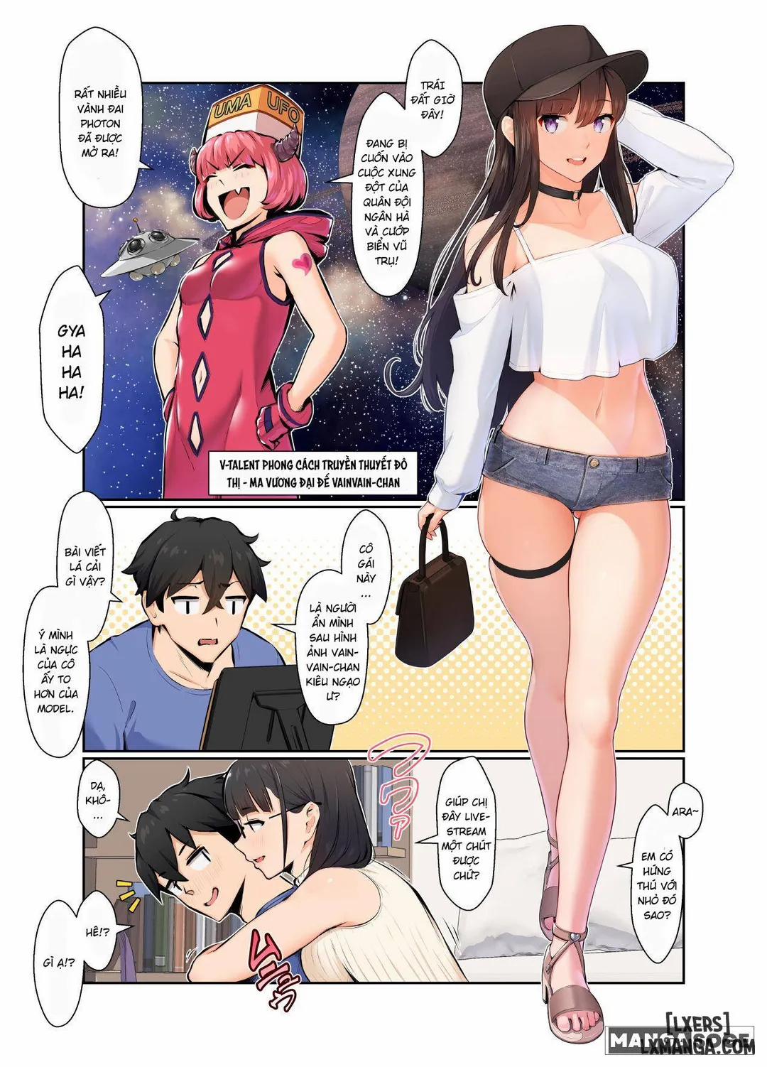 Onee-san wa Nama Haishin ga Osuki Hana no Maki Oneshot trang 4