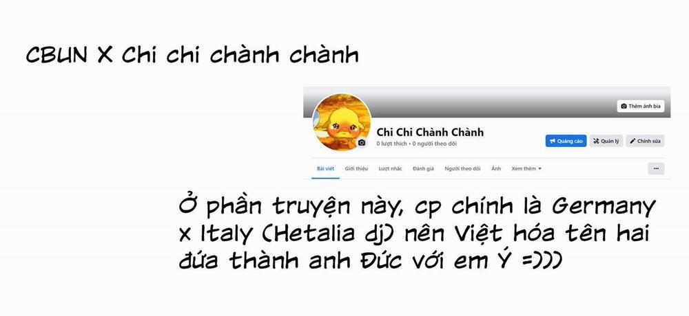 Oneshot lãng mạn 1 Germany 0 Italy trang 0