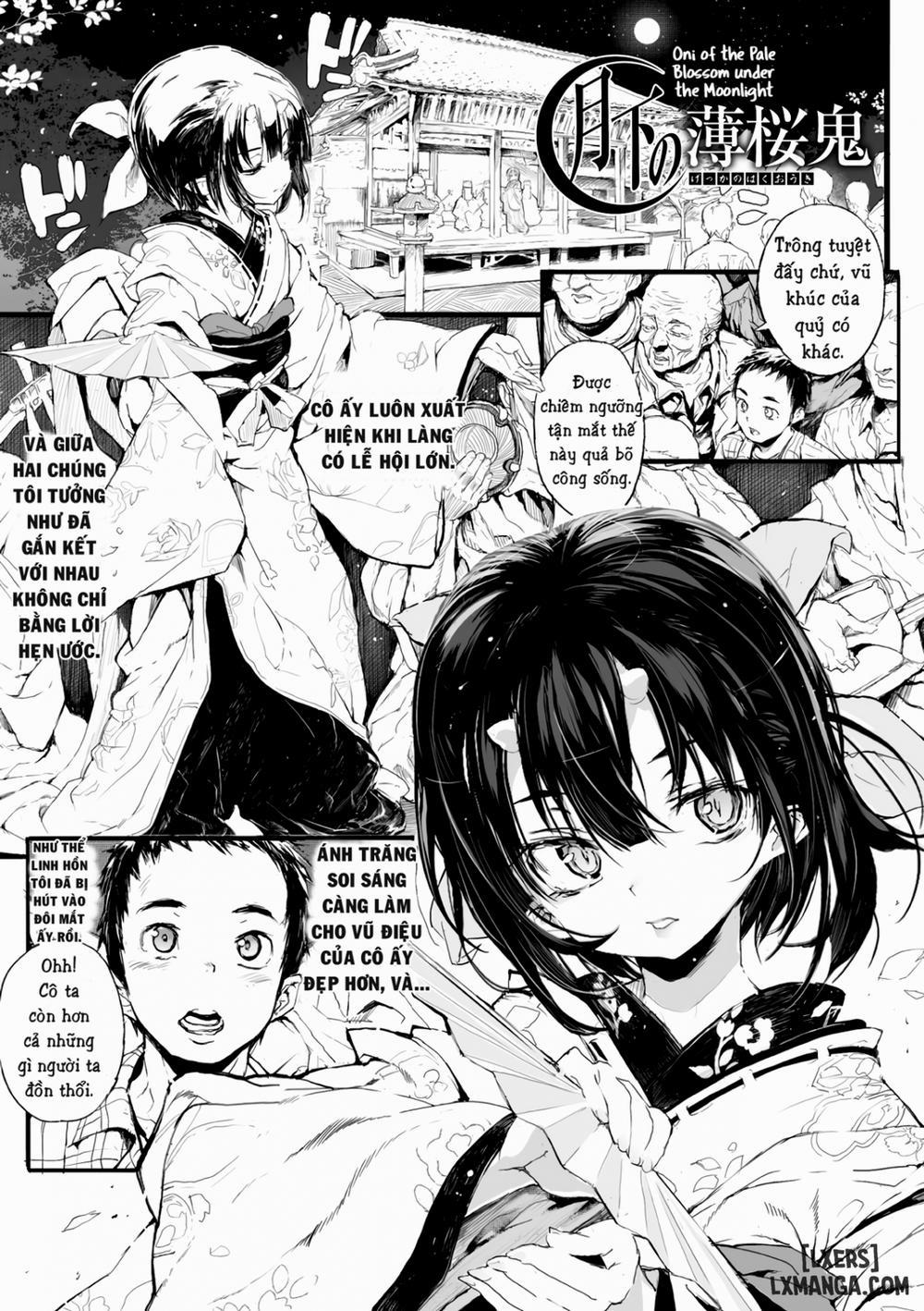 Oni of the pale blossom under the moonlight Oneshot trang 0