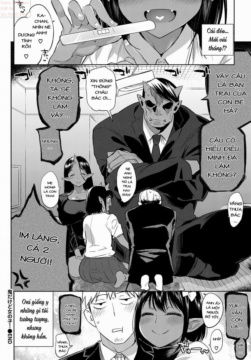 Oni và ông chú hút nhiều thuốc Oneshot trang 22