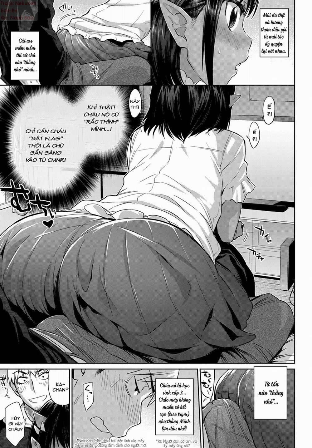 Oni và ông chú hút nhiều thuốc Oneshot trang 3