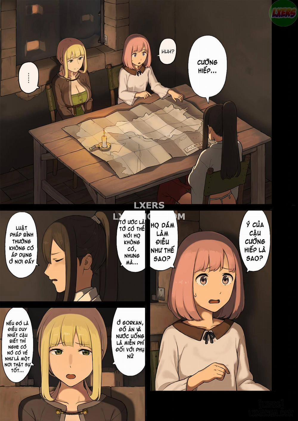 Onna Boukensha-tachi ga Sabaku no Oasis ni Tachiyoru to 1 trang 3