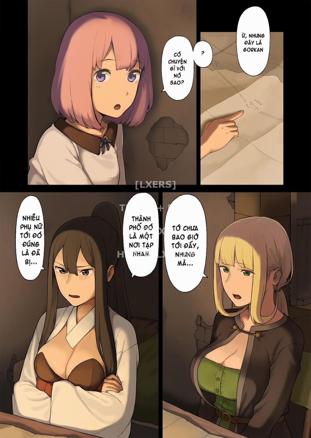 Onna Boukensha-tachi ga Sabaku no Oasis ni Tachiyoru to Oneshot [Full Color] trang 2