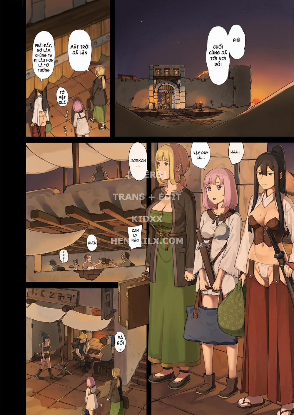Onna Boukensha-tachi ga Sabaku no Oasis ni Tachiyoru to Oneshot [Full Color] trang 6