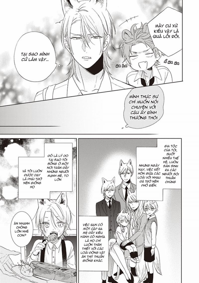 Ookami-kun không đáng sợ chút nào 1 trang 14
