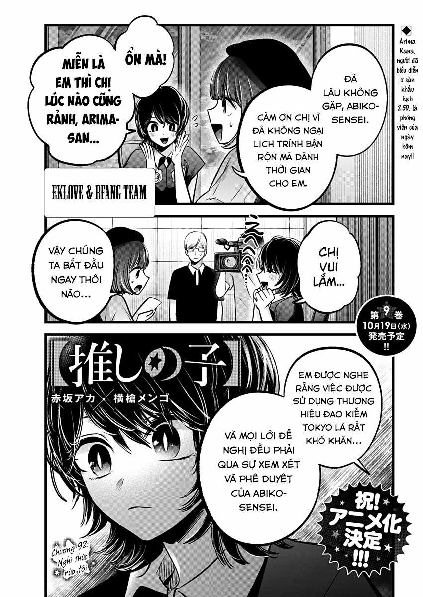 Oshi No Ko 92 trang 1