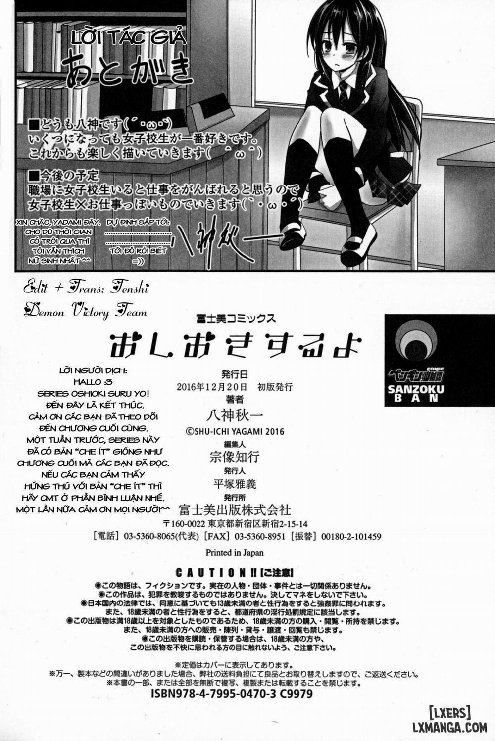 Oshioki Suru Yo! 8 END trang 13