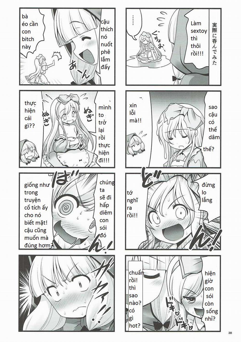Osoware Nureru Ehon no Shoujo (Cuộc đời sa ngã của Alice và cô bé Khăn Đỏ ) Oneshot trang 36