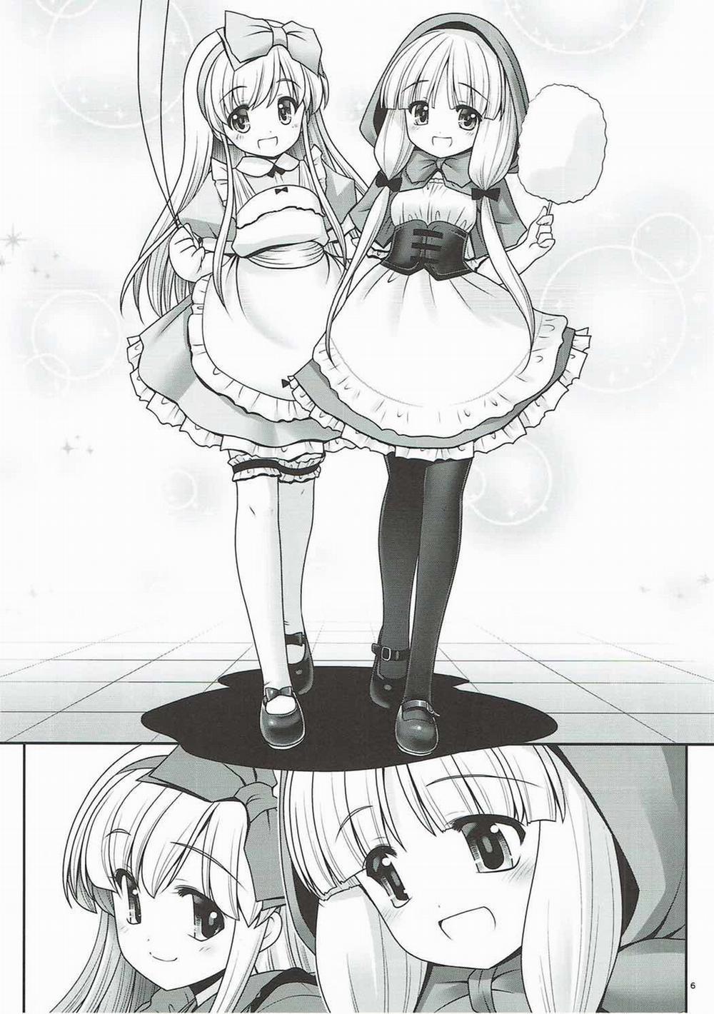 Osoware Nureru Ehon no Shoujo (Cuộc đời sa ngã của Alice và cô bé Khăn Đỏ ) Oneshot trang 5