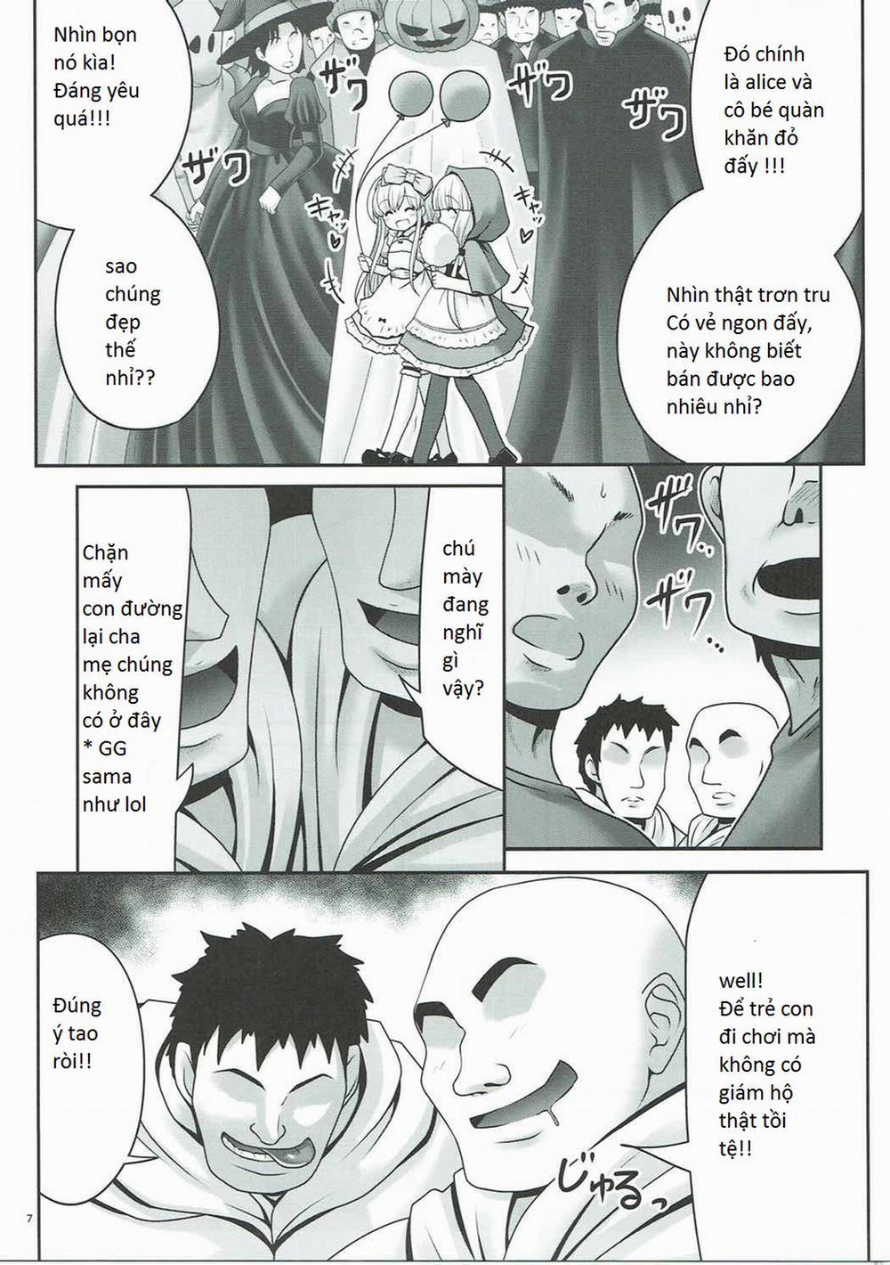 Osoware Nureru Ehon no Shoujo (Cuộc đời sa ngã của Alice và cô bé Khăn Đỏ ) Oneshot trang 6