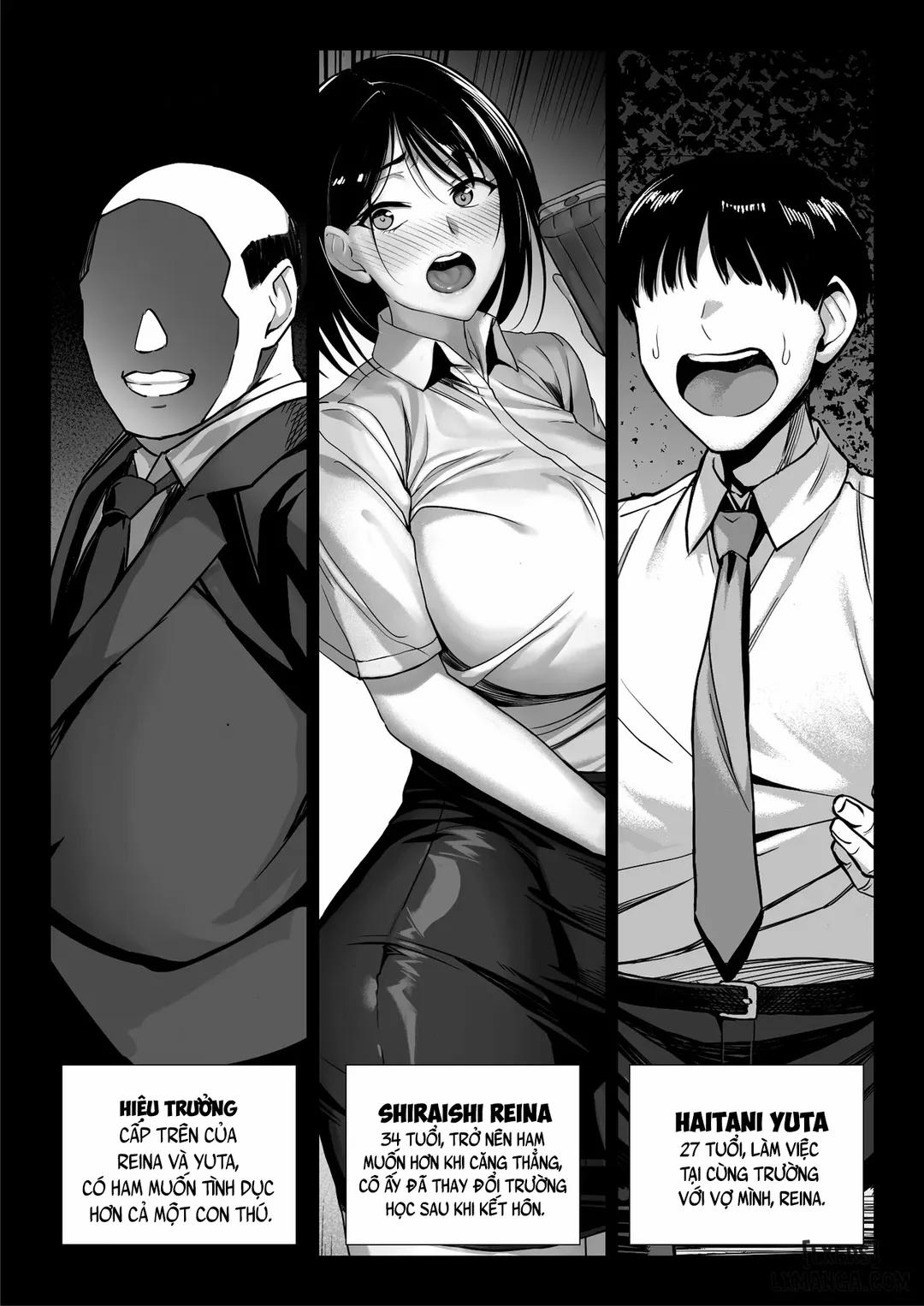 Ossan Kirai no Hitozuma Kyoushi ga Nikubenki ni Ochiru Hanashi Oneshot trang 2