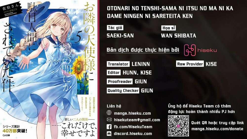 Otonari No Tenshi-Sama Ni Itsunomanika Dame Ningen Ni Sareteita Ken 3 trang 0